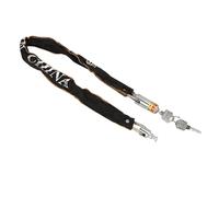 TOPINCN Effective Copper Motorcycle Mobility Scooter Chain Lock Anti-Theft for Bike Key X 2