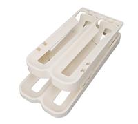 TOPINCN Egg Dispenser, Space Saving Eggs Organizer for Refrigerator Storage, Foldable Rolling Fridge Storage Container with Double Layer Design for Home Kitchen Countertop