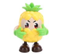 TOPINCN Electric Baby Toy, Interactive Crawling Tummy Time Toy with Music & Light, Dancing Singing Early Learning Toy Fruit Robot Toy Baby Mimicking Toy Repeat What You Say