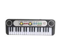 TOPINCN Electric Digital Key Board Piano with Microphone Fun Educational Musical Toy for Kids, 37-key Keyboard with Mini Microphone for Indoor and Outdoor Play