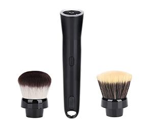 TOPINCN Electric Rotating Makeup Brush for Easy Makeovers with Replaceable Foundation & Blusher Brush Heads for Quick Beauty Routine, Rechargeable Makeup Brushes for Women