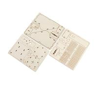 TOPINCN Electrical Do-it-yourself Model Toy Trains Practical Power for, Composite Wood Material Space Science Experiment for Gifts