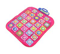 TOPINCN Electronic Kid Dance Mat Boys Girls Volume Adjustable Musical Dance Pad for Holiday Party, Easy-to-use Foldable Mat, Bright Color for 3+ Years Old (Arabic)