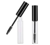 TOPINCN Empty Mascara Tube Durable Lightweight for Storage and Travel, 5 Colors 10ml Empty Mascara Container Bottle for Eye Makeup Artist (10ml black cap)