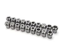 TOPINCN ER32 2-20mm Collet Chuck Set with Low Runout Tolerance, 19Pcs for Precision Milling and Engraving in CNC Tools
