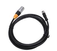 TOPINCN Ethernet Cable M12 to RJ45 Adapter Cable M12 RJ45 Connector Shielded for Industrial Automation Smart Buildings Systems (5m)