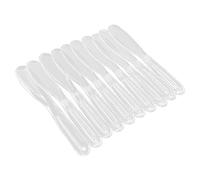 TOPINCN Facial Mixing Spoon Flexible Spatulas for DIY Makeup 10 Pcs for Beauty Salons Plastic
