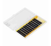 TOPINCN Fake Eyebrow Extensions Silky and Reusable Individual Artificial Eyebrows for Creating Full Volume for Makeup Professionals Black 12pcs Set for Special Events (11mm)