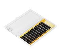 TOPINCN False Eyebrow Enhancement Curled for Perfect Coverage for Makeup Artists Imported Fiber Black 12pcs Set for Beauty Salons (9mm)
