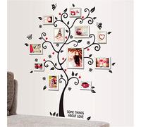 TOPINCN Family Tree Picture Frame PVC DIY Sticker Photo Frames Removable Photo Tree Adhesive Wall Stickers Wall Decals For Mural Art Home Decor