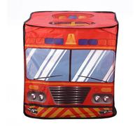 TOPINCN Fire Battle Children's Tent, Ice Wagon Playing Play House for, Foldable Playhouse, Portable Policeman Bus Tent (Type A)