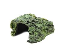 TOPINCN Fish Hiding Cave Aquarium Non-Toxic High Simulation Crawling Turtle Reptile Basking Hide Habitat Tank Decoration Ornament(Small)