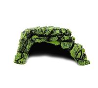 TOPINCN Fish Hiding Cave Aquarium Non-Toxic High Simulation Crawling Turtle Reptile Basking Hide Habitat Tank Decoration Ornament(Medium)