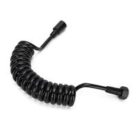 TOPINCN Flexible 2m Copper Cap Bidet Shower Hose for Bathroom Spring Shower, Anti-Winding Hose for Bidet/Angle Valve of Toilet Spray Gun