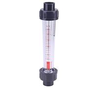 TOPINCN Flowmeter Rotameter Plastic Tube Type Lzs-15 25-250L/H Instantaneous Water Liquid Meter Dn15 1/2"