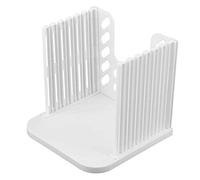 TOPINCN Foldable Bread Slicer & Guide Loaf Toast Cutter Portable Sandwich Maker Slicing Cutting Guide Tool for Homemade Bought Bread Cakes Loaves White 6.3 * 5.9 * 5.7In