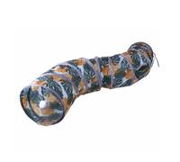 TOPINCN Foldable Cat Tunnel Tent, Cartoon Printed Multifunctional Play Tube (Print S Tunnel)