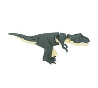 TOPINCN Funny Dinosaur Toy Realistic Interactive Musical Shake Head for Kids Playtime ABS 11 X 2.6 X 4.7in (Green)