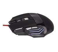TOPINCN Gaming Mouse Wired Mechanical with Ergonomic RGB Backlit Design