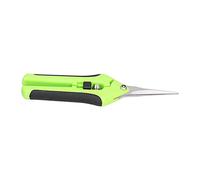 TOPINCN Garden Scissors Self-Locking Design Durable Elastic Pruning Shears for Flower and Branch Cutting Green Stainless Steel 1 Piece