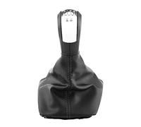 TOPINCN Gear Shift Knob with PU Leather Gaiter | 5 speed knob, durable plastic, easy installation, fits 2004-2012