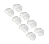 TOPINCN Glass Nail Polish Color Card Premium Heart Shaped Color Display for Nail Art Salon 50Pcs for Manicurists and Artists