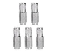TOPINCN Grease Gun Flat Nozzle Self-locking Stable Coupler 5Pcs for Equipment Lubrication