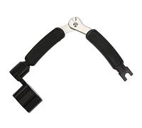 TOPINCN Guitar String Winder Cutter Bridge Pin Puller Maintenance Tool for Guitar Player ABS/Stainless Steel Black Universal Fit