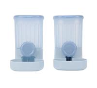 TOPINCN Hanging Automatic Pet Food Water Dispenser, Space Saving Automatic Feeder and Waterer for Large Cats Dogs, with Detachable Design for Easy Cleaning, Dishwasher Safe