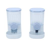 TOPINCN Hanging Pet Feeder and Water Dispenser, Automatic Feeder and Waterer, Space Saving Detachable Design Easy Cleaning Dishwasher Safe for Large Cats Dogs Cats Dogs