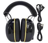 TOPINCN Hearing Protection Earmuffs Gardening Accessories Bluetooth Ear Muffs Mowing Defenders Noise Cancellation Black 1A for 5V Ultraviolet Sterilizers