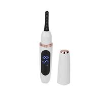 TOPINCN Heated Eyelash Curler Electric with Fast USB Charging and Anti-Scalding for Beautiful Long-Lasting Curls At Home or On-the-Go (White)