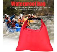 TOPINCN Heavy Duty Waterproof Beach Dry Bag with 1.2L Capacity for Camping, Hiking, Drifting, Waterproof Bag for Rafting