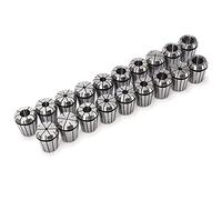 TOPINCN High Accuracy ER32 2-20mm Collet Chuck Milling Chucks Kit for CNC Machines, 19Pcs Perfect for Engraving Tasks