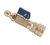 TOPINCN High Pressure Washer Ball Valve, Stainless Steel 4500PSI 3/8 Inch Quick Connect, with No Need for Special Tools, for Power Washer Hose Sprayer Nozzle Pump