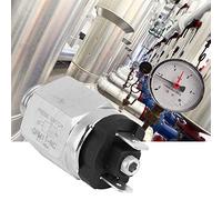 TOPINCN High Protection Level NC Pressure Switch - Adjustable Pressure Controller G1/4in AC220V 48VAC/DC for HVAC Systems