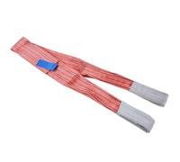 TOPINCN High Strength Lifting Sling 5T Web Sling with Smooth Surface for Engineering and Crane Operations Red 125mm (2m)