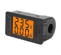 TOPINCN HTN LCD Display Dual Digital Voltage Ampere Meter, 100A Ammeter Voltmeter for Photovoltaic Inverters, Voltage Panel Meter, Flexible Installation