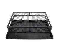 TOPINCN Indoor Dog Potty Convenient Reusable Puppy Toilet Tray for Training Iron Material (M)