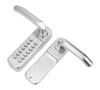 TOPINCN Intelligent Zinclegation Mechanical Door Locking Key Input Keyless Digital Key Pad Required to Access The Home -Safe, Without Battery for Office Doors and Interior