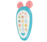 TOPINCN Interactive Baby Game Telephones with Silicone Lid, Early Telephone Toys for Cognitive Development, Picture Toys From Educational Cell Phone for Babies and Toddlers, Ideal for Language (Blue)