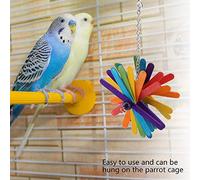 TOPINCN Interactive Wooden Toys, Rotating Sticks Chewing Toys for Parlor, Prevent Melancholy and Isolation, size: 22 * 12 Cm, Wood Color