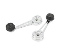 TOPINCN Interior Chrome Plated Window Crank Handle Set Cool & Durable Replacement for F Series Pickup Truck 2 X Interior Window Crank Handle for Truck Enthusiasts