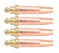 TOPINCN Isobaric Sturdy Brass Body Cutting Torch Tips Fast Cutting Nozzle for Welding Torch Kit 4Pcs (2#)