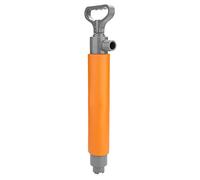 TOPINCN Kayak Accessories Gear Shape Design Double Drainage Compact Lightweight Floating Hand Pump for Outdoor Survival, Nylon Plastic + EVA in Orange