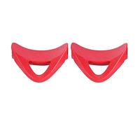 TOPINCN KEEP DIVING Adjustable Black Rubber Fins Heel Strap, Comfortable Design, Quick Release for Swimming Fins, 1 Pair, 10.5x7x2.5cm (Red)