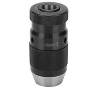 TOPINCN Keyless Self Tightening Lathe Drill Chuck Made of High Speed Steel, Clamping Range 1-16mm for Precision Drilling
