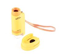 TOPINCN Kid's Handheld Microscope Mini Science Toy for Observation Skills Development Pocket Microscope for Curiosity (Yellow (2212))