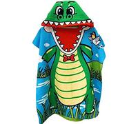 TOPINCN Kids Hooded Beach Bath Towel, Microfiber Beach Towel Children Cartoon Printed Cloak Bath Towel Cloak Beach Poncho Towel for Girls and Boys (23.6x47.2 in) (#1)