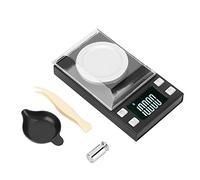TOPINCN Kitchen Scale, Digital Electronic Scale 0.001G High Precision Portable Mini LCD Digital Electronic Scale for Weighing Jewellery Gold Pills (50G/0.001G)